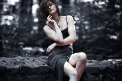 Mit Kriz im Wald